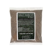 Hale Habitat & Seed Clovers, Alfalfa, & Chicory Food Plot Seed Mix, Perennial Year-Round Attractant, 1/2 Acre