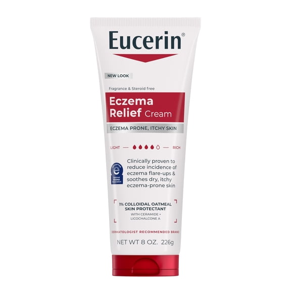 Eucerin Eczema Relief Body Cream, Eczema Cream, 8 oz Tube