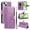 Purple, variant on Designed for iPhone 13 Case Wallet, Men Women Flip Folio Cover with PU Leather Stand Credit Card Holders Slots Wrist Strap Magnetic Phone Case Compatible with iPhone 13, Yellow