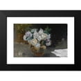 thumbnail image 2 of Joaquín Sorolla 14x10 Black Modern Framed Museum Art Print Titled - Bodegon De Rosas Blancas (Bouquet of White Roses), 2 of 5