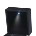 thumbnail image 4 of Caja de almacenamiento de anillos LED, caja de anillos Caja de anillos LED negra Caja de anillos con luz LED Tecnología innovadora, 4 of 11