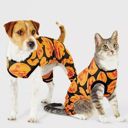 Hyde & EEK! Boutique Halloween Pumpkins Matching Family Sleep Dog & Cat Pajama S