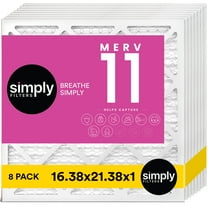 Simply Filters 16.38x21.38x1 MERV 11, MPR 1000, AC Furnace HVAC Air Filter (8 Pack)