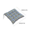 thumbnail image 3 of AuroraX Soft Chair Cushions Comfort Outdoor Seat Cushion for Office and Desk Chair 15"x15" Dining Chairs Pad, 3 of 4