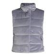 thumbnail image 6 of Avia Women's Velour Ribbed Vest, Sizes XS-XXXL, 6 of 6