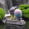thumbnail image 3 of Ensemble de 2 Pcs Figurines d'Action Cyberpunk Mignonnes Lucy Rebecca David Jouets Collection Modèle Jouets Cadeaux, 3 of 5