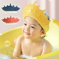 SSRoirvbb Adjustable Baby Shower Cap Crown Kids Children Bath Shampoo