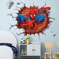 thumbnail image 5 of Pegatinas de pared 3D, murales DIY, decoración artística, pegatinas para dormitorio infantil, techo, sala de estar, guardería (rojo), 5 of 5