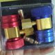 thumbnail image 2 of Conector rápido automotriz de latón para refrigerante R134A, adaptadores de refrigerante para aire acondicionado, manómetro ajustable., 2 of 4
