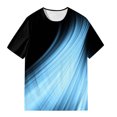 EHTMSAK Short Sleeve Dress Shirts for Men Tie Dye Crew Neck Polo Shirts