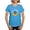 Caribbean Blue, variant on CafePress - Pray For Ukraine Blue And Yellow Sunflower T Shirt - Women's Traditional Fit Dark T-Shirt