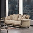 thumbnail image 3 of Ottomanson Patriot Sofa Bed with Storage 75", Beige Chenille, 3 of 8