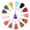 17x21mm, variant on 50pcs/lot Natural Stone Moon Pendants Charms Necklace For Jewelry Making -17x21mm