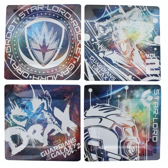 Guardians of the Galaxy Vol. 2 4-Pack 8" Plastic Plates