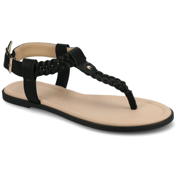 Women's Journee Collection Genevive Flat Thong Sandal