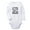 White, variant on I'd Flex But I Like This Romper Funny Rompers, Newborn Baby Unisex Bodysuits, Infant Jumpsuits, Toddler 0-12 Months Kids Long Sleeves Oufits (Gray, 0-6 Months)