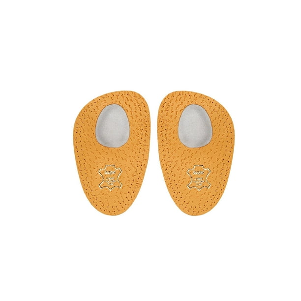 Leather Half Shoe Insoles, Metatarsal Support and Cushion for Women ...