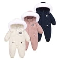 thumbnail image 4 of Kyuaiguo Baby Toddler Boys Girls Jacket Romper Winter Puffer Coat Junmsuit 2-6T, 4 of 10
