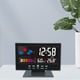 thumbnail image 5 of RKSTN Electronic alarm clock Temperature And Humidity Colour Screen Clock Weather Projections LCD Backlit Alarm Clock Sound Activated Weather Clock, 5 of 9