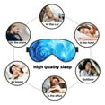 thumbnail image 6 of Uemuo Blue Shell Pattern Sleep Eye Mask - Light Blocking Sleep Mask Blocking Out Light Perfectly, Soft and Comfortable Night Eye Mask, Eye Blinder, 6 of 7