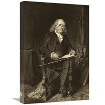 22 in. Benjamin Franklin - 1706-1790 Art Print - Unknown