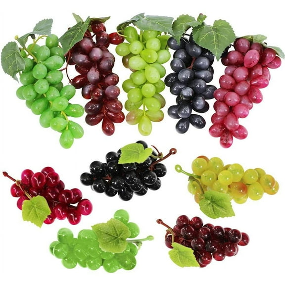 Simulation fruit grapes five colors five pieces