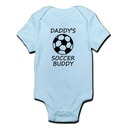 

CafePress - Daddys Soccer Buddy Body Suit - Baby Light Bodysuit