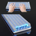 Lighted Gaming Keyboard Keyboard Quiet V2 Wireless Keyboard with Number Pad Couch Keyboard