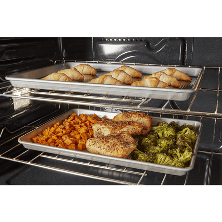 Whirlpool - 30" Smart Built-In Electric Convection Double Wall Oven with Air Fry - White