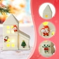thumbnail image 6 of Village Building Statue Ceramic Light Up Christmas Decoration for Winter Party Tabletop Display, 6 of 9