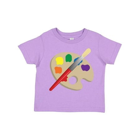 

Inktastic Artist Palette and Brush Gift Toddler Boy or Toddler Girl T-Shirt