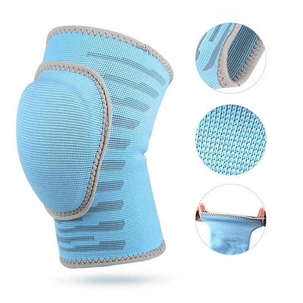 Rodillera para , Esponja Gruesa, Suave, Transpirable, Anticolisión, Soporte Elástico Flexible para para , Deportes, Voleibol, Patina , Azul DYNWAVEMX rodilleras juveniles