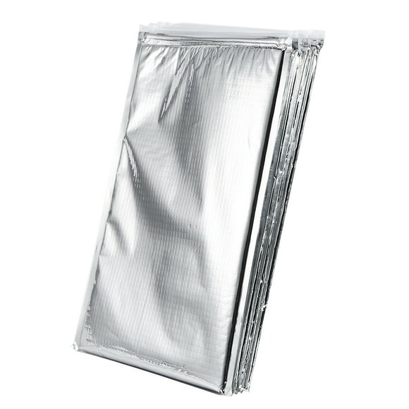 Greensen Insulated Food Bag, Thermal Cooler Bag,3 Types 5pcs/set Aluminum Foil Insulated Food Storage Bag Thermal Cooler Silver