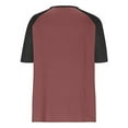 thumbnail image 6 of Eiyaclvo Henley Shirts for Women Loose Fit V Neck Short Sleeve Button Shirt Casual Dressy T Shirts Comfy Lightweight Tunic Top, 6 of 9