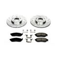 thumbnail image 3 of PowerStop Front Z23 Evolution Sport Carbon-Fiber Ceramic Brake Pad and Drilled & Slotted Rotor Kit Fits: INFINITI Select Models K152, 3 of 10