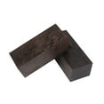 thumbnail image 5 of BLESIYA 2 Pieces Black Ebony Wood Lumber Wood Carving Bridges s Wood Blank, 5 of 8