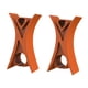 thumbnail image 2 of 2 tapones para arco de violín, accesorios para instrumentos, material didáctico y de aprendizaje, ligeros. naranja, 2 of 9