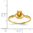 thumbnail image 2 of 14k Yellow Gold Citrine Birthstone Ring November, 2 of 6