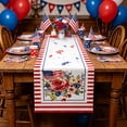 thumbnail image 2 of Memorial Day Saving!4th of July Decorations, 70.9 Inches Independence Day Table Flag Independence Day Restaurant Living Room Tabletop Decoration Ambience Decoration, 2 of 7