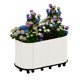 thumbnail image 1 of Garvee jardinera con ruedas y depósito de autoriego, cama de cultivo de acero galvanizado con ruedas con freno para uso interior o exterior, 1 of 7