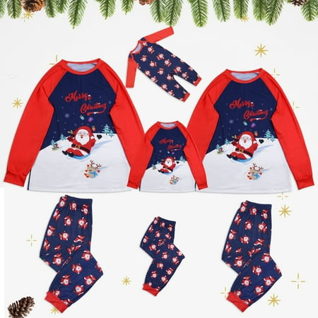 

And Pants Clothes Snowman Pajamas Matching Set Printed Family Christmas Tops