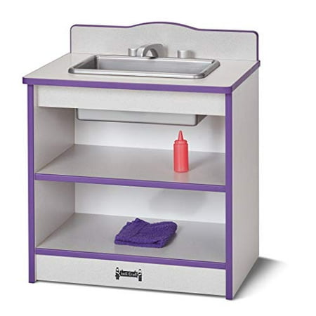 Rainbow Accents Low Single - rainbow accents 2428JCWW180 Toddler Kitchen Sink - Black