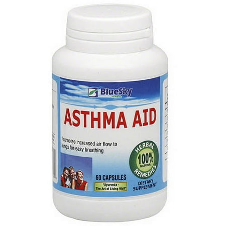 BlueSky Herbal Asthma Aid Herbal Supplements, 60 count