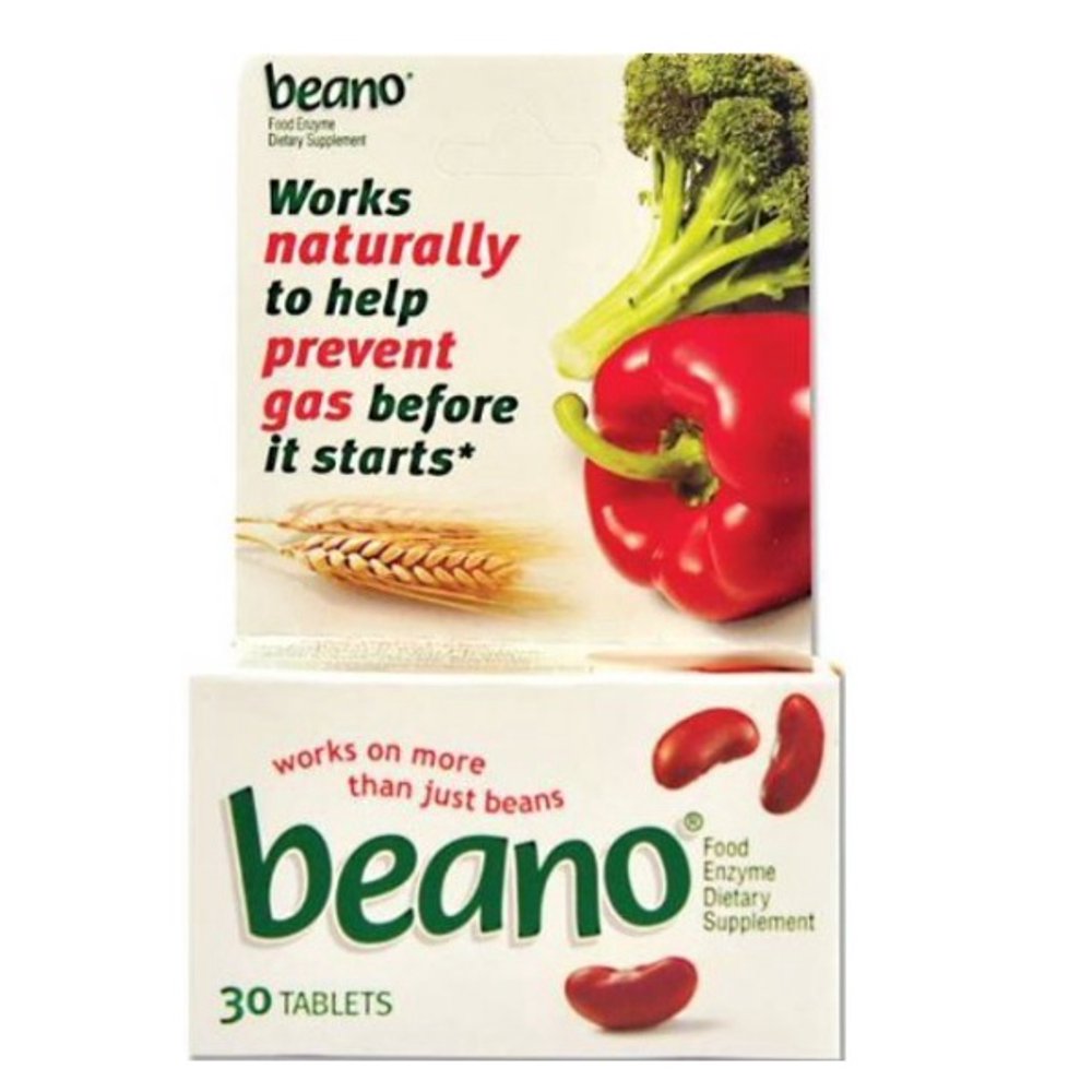 Beano Gas Relief 300 GALU Strength Tablet 1 Bottle 30/Bottle