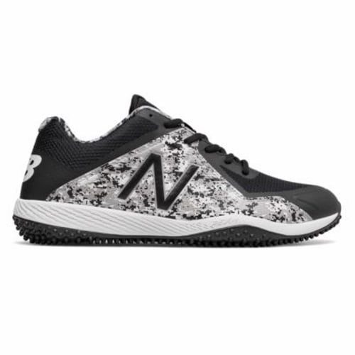 New Balance Low Cut 4040v4 Turf Baseball Cleat Mens Shoes Black