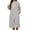 Light Gray, variant on Soft Long Robe Bathrobe Cozy Loungewear Kimono Housecoat For Home Comfort And Warmth Elegant Design