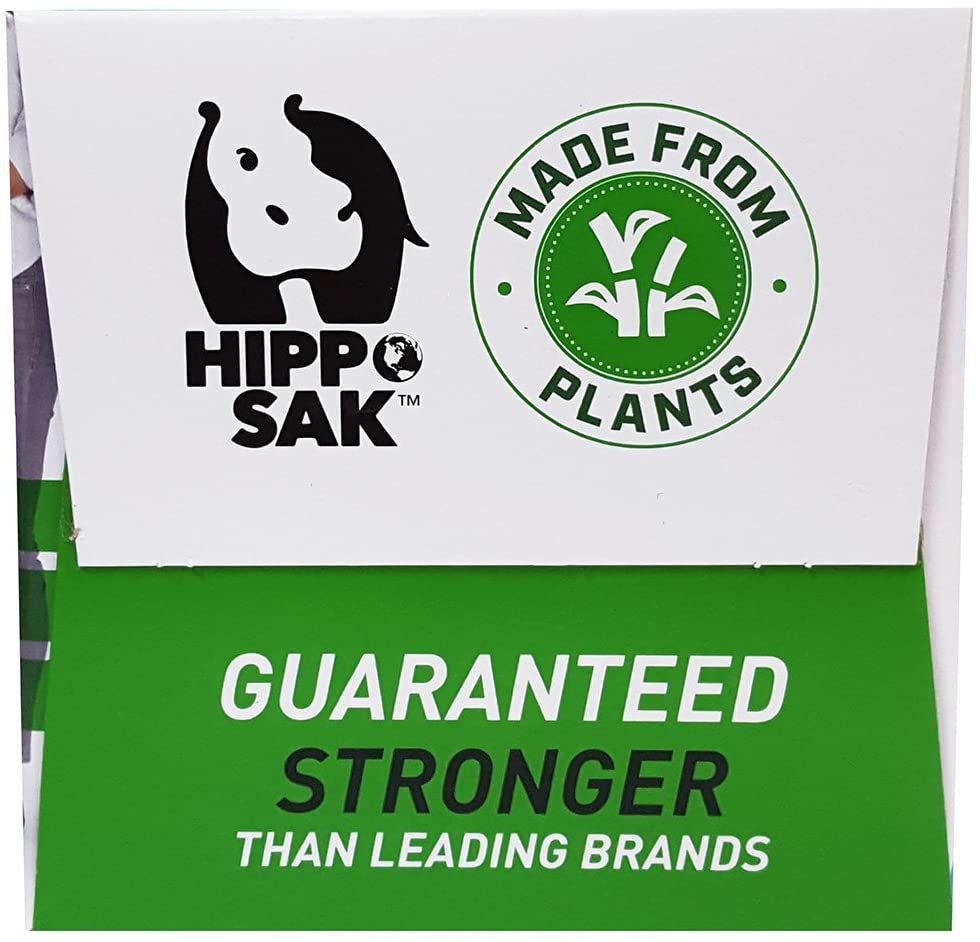 Hippo Sak Handle Trash Bag, with Power Strip, 13 gallon Tall Kitchen, 90  Count