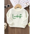 thumbnail image 5 of Bagilaanoe Toddler Baby Girl Knitted Sweater Long Sleeve Letter Embroidery Pullover 6M 9M 12M 18M 24M 3T Kids Warm Jumpers Tops Fall Loose Knitwear, 5 of 9