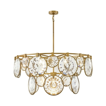 

Fredrick Ramond Fr31268 Nala 15 Light 40 Wide Crystal Waterfall Chandelier - Brass