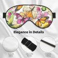 thumbnail image 2 of Rocae Butterflies2 for Mask for Women Men, Luxury Eye Cover Eye Shade with Adjustable Strap for Travel, Nap, Meditation, 2 of 7